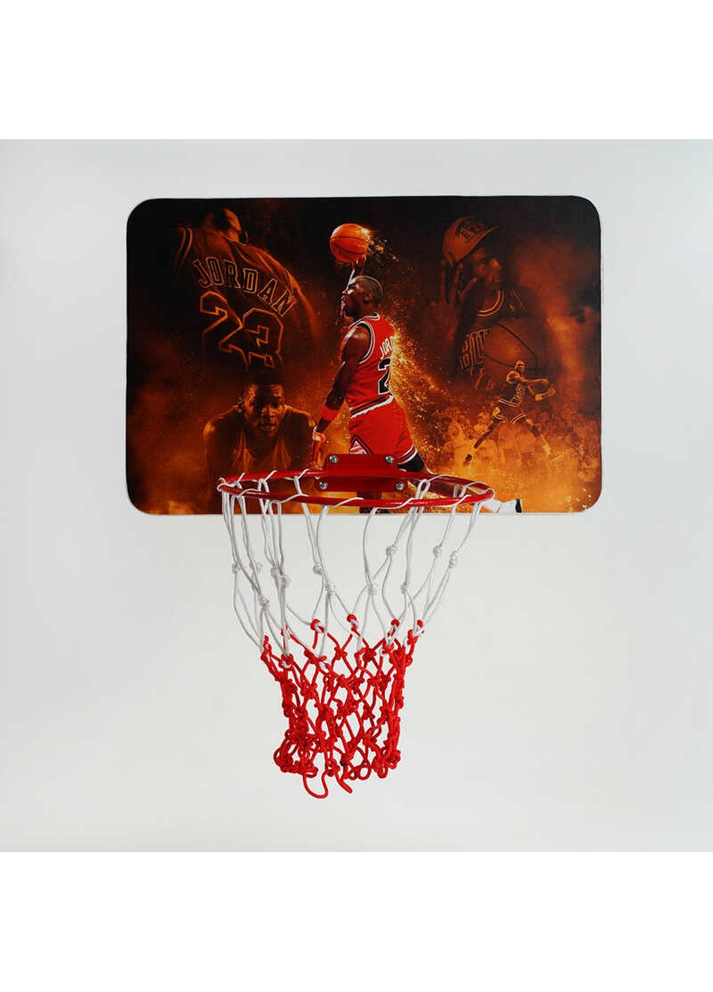 Баскетбольный щит кольцо d-33см, с сеткой No Brand (268457600)