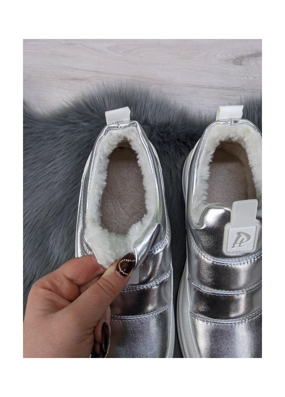 Зимние ботинки дутики женские низкие эко-кожа Paolla из искусственной кожи