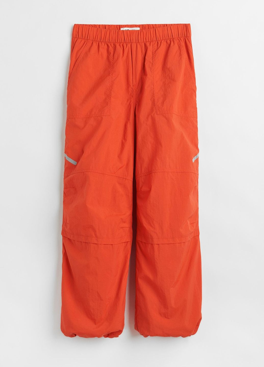 Оранжевые спортивные демисезонные брюки H&M