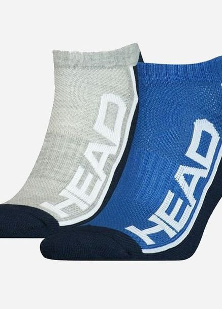 Носки Performance sneaker 2-pack blue/grey Серый Синий Head (268545959)