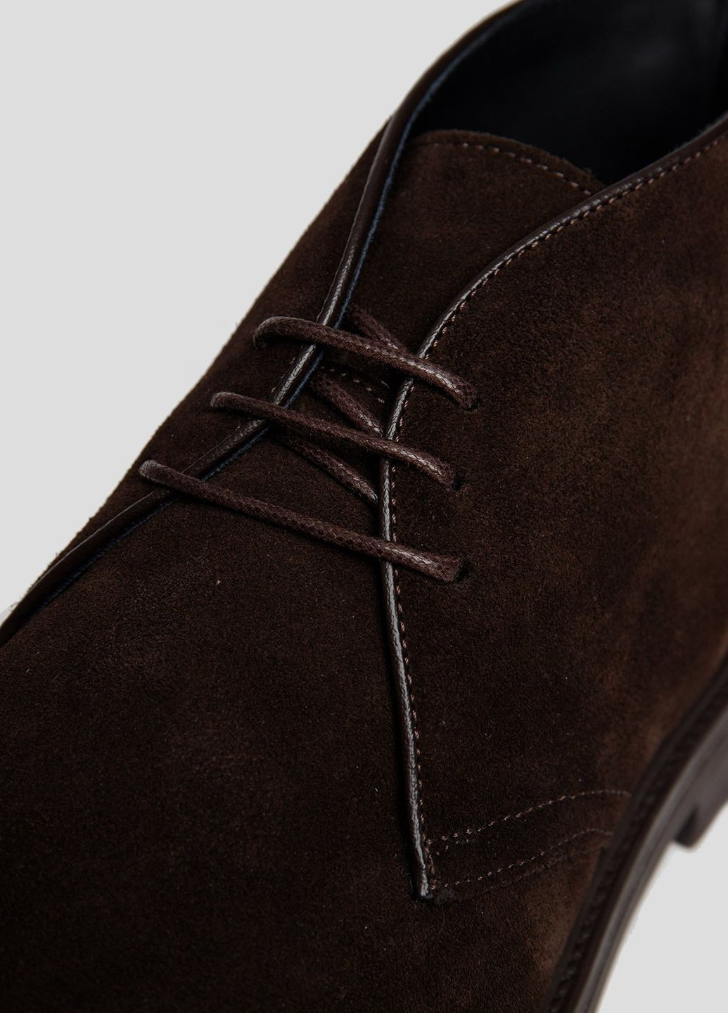 Коричневые осенние темно-коричневые замшевые ботинки a.Testoni