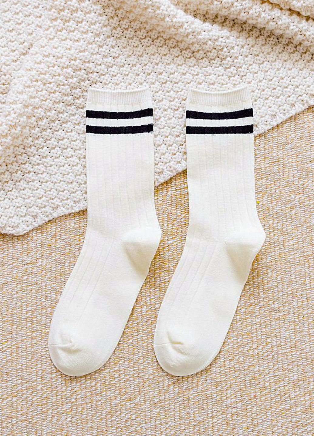 Молочные носки полоска (268546905)