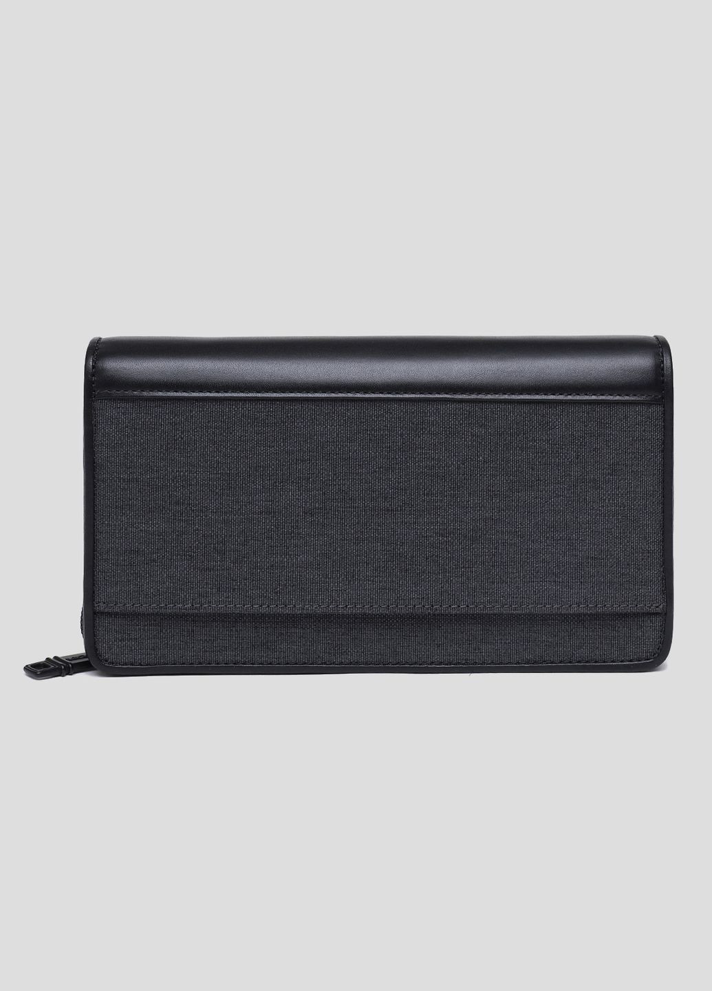 Темно-серый кожаный кошелек с текстильным фасадом Tumi (268554530)