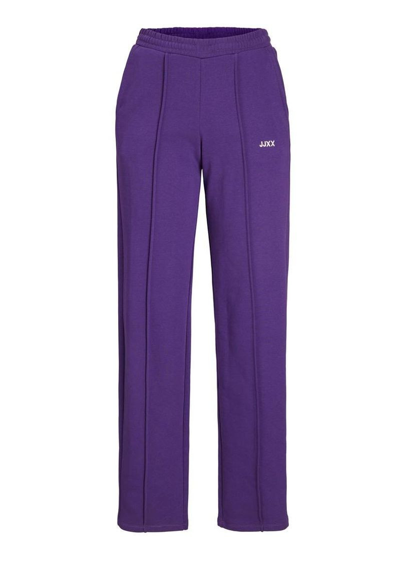 Фиолетовые кэжуал демисезонные брюки JJXX