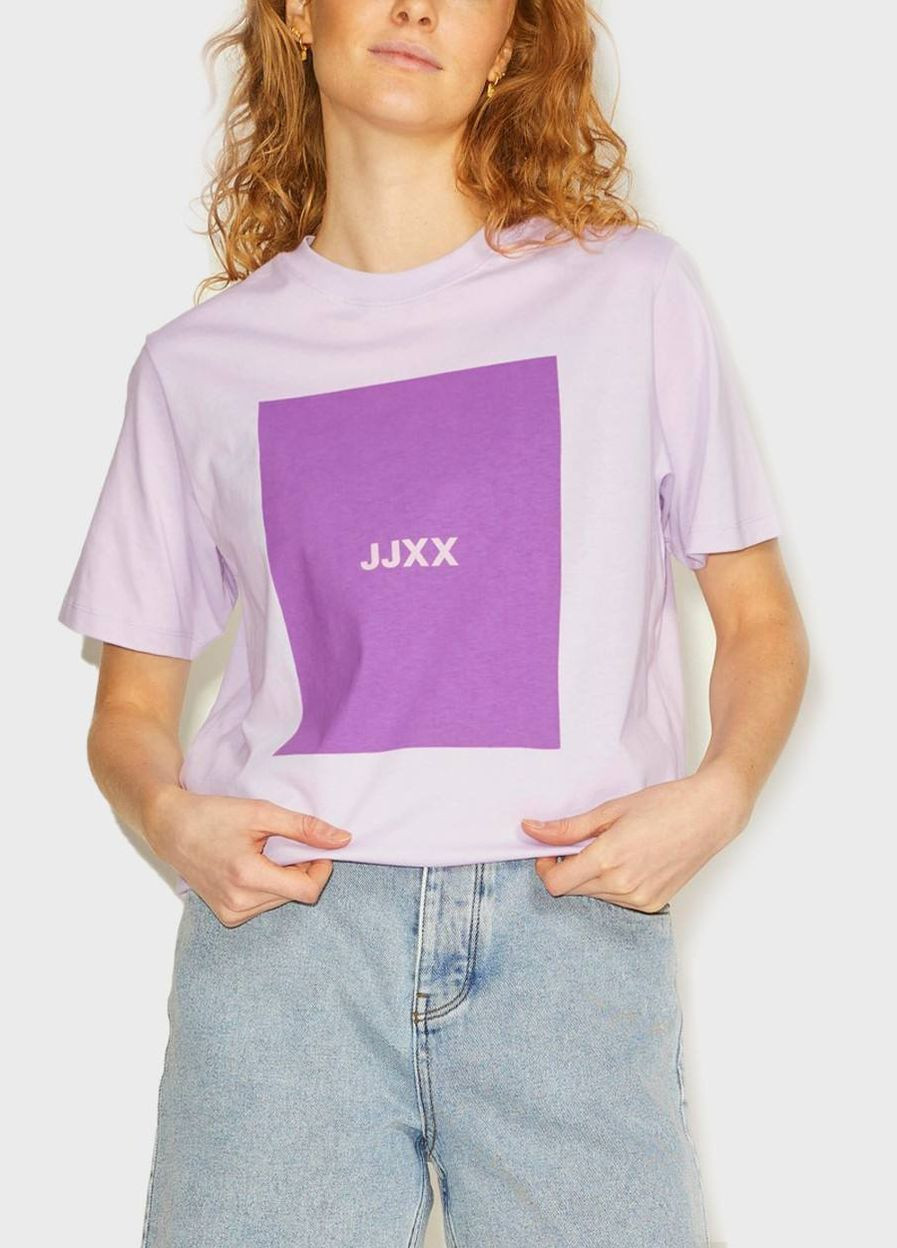 Сиреневая всесезон футболка JJXX