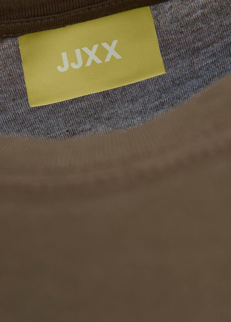Коричневая всесезон футболка JJXX