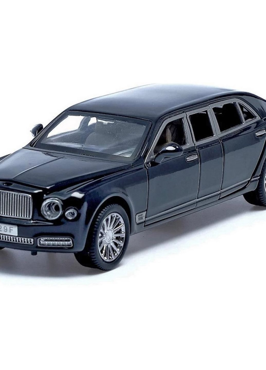 Дитяча металева машинка Bentley Mulsanne 7694 на батарейках (Чорний) АВТОПРОМ (268576815)