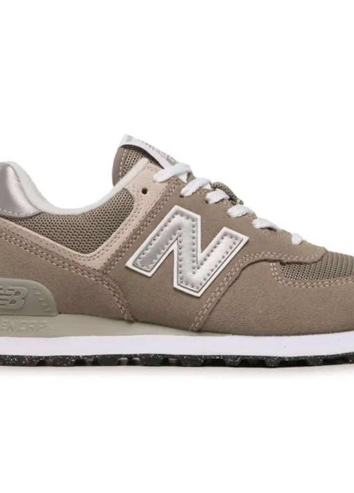 Женские повседневные кроссовки 574 Classic GL WL574EVG New Balance серые зима (268583533)