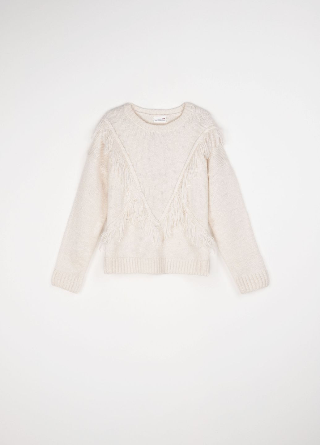 Молочный демисезонный свитер Coccodrillo