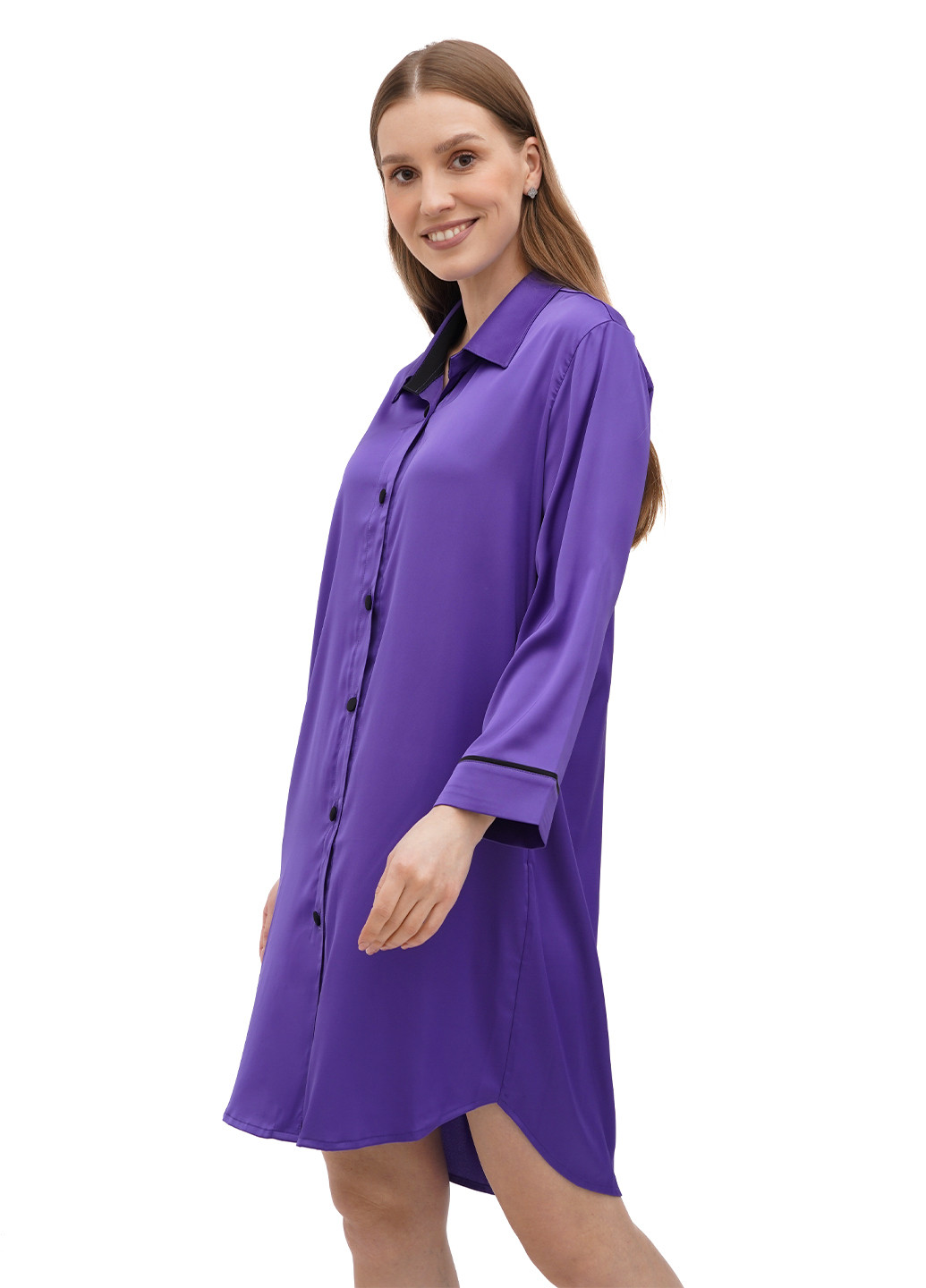 Фиолетовая рубашка Modena