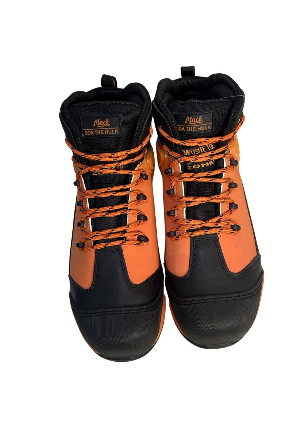 Оранжевые осенние ботинки Mack