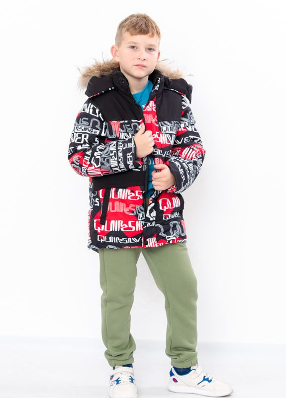 Червона зимня куртка для хлопчика (зима) No Brand