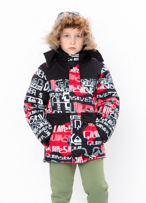 Червона зимня куртка для хлопчика (зима) No Brand