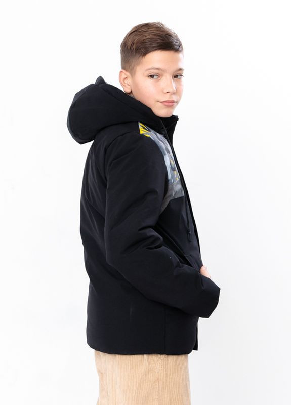 Желтая зимняя куртка для мальчика (зима) No Brand