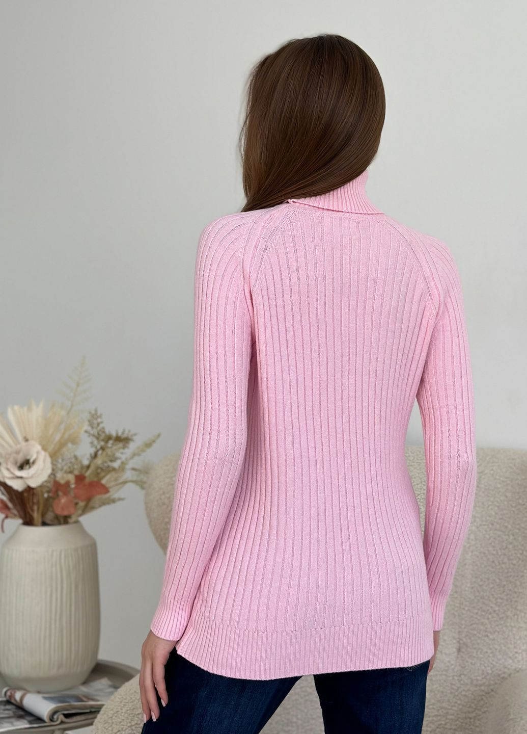 Розовый демисезонный свитера ISSA PLUS WN20-582