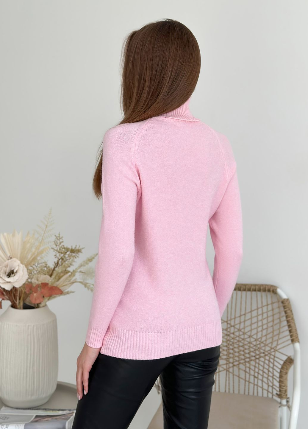 Розовый зимний свитера ISSA PLUS WN20-581