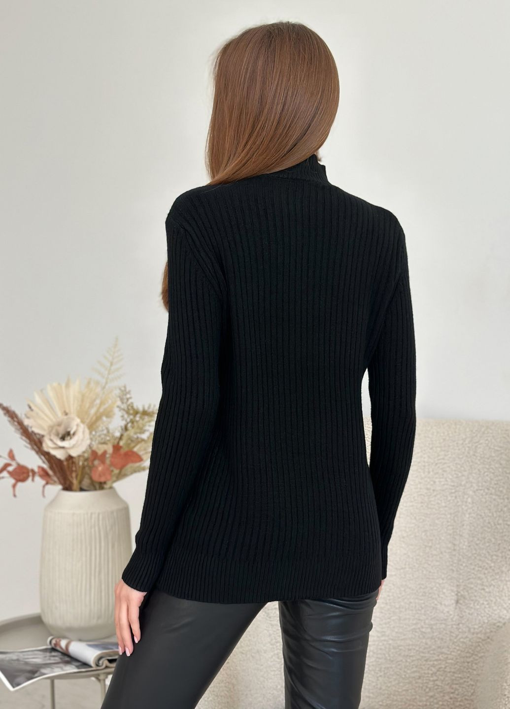 Черный демисезонный свитера ISSA PLUS WN20-583