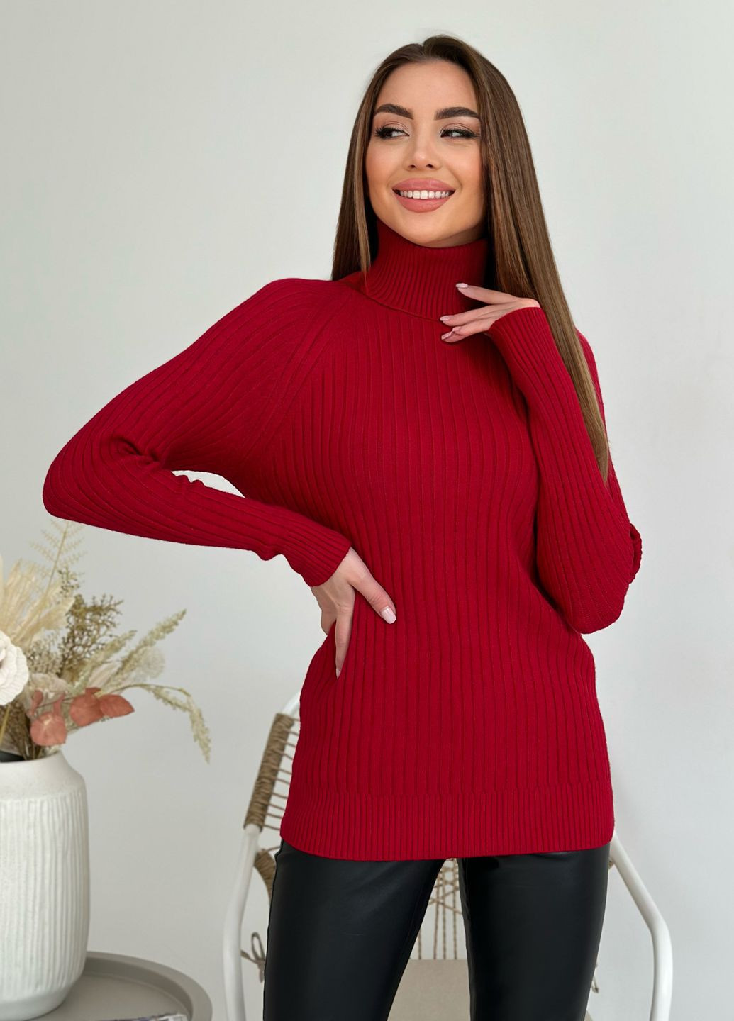 Червоний демісезонний светри ISSA PLUS WN20-582