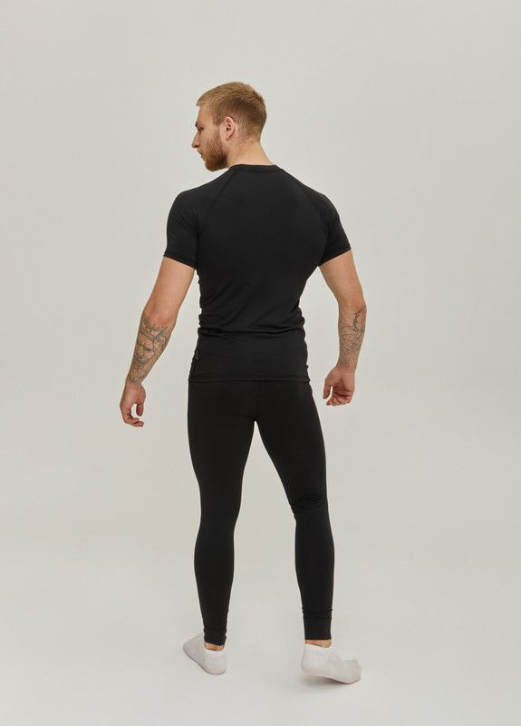 Черные демисезонные леггинсы мужские ThermoX