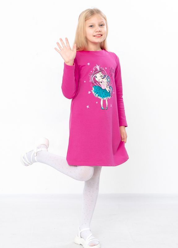 Розовое летьнее платье для девочки Носи своє (268740183)