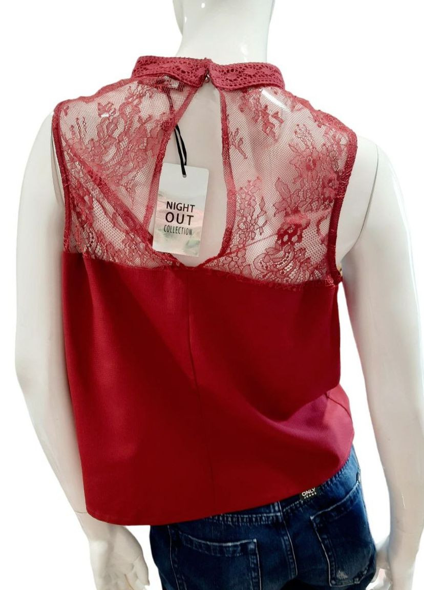 Бордовая блуза Jennyfer
