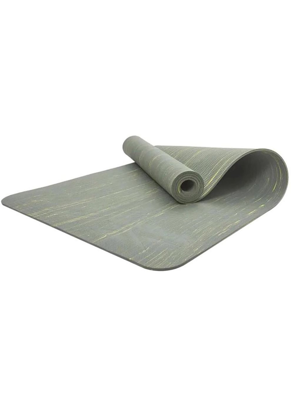 Двосторонній килимок для йоги Camo Yoga Mat зелений Reebok (268743503)