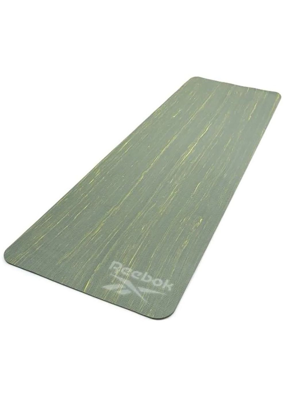 Двосторонній килимок для йоги Camo Yoga Mat зелений Reebok (268743503)