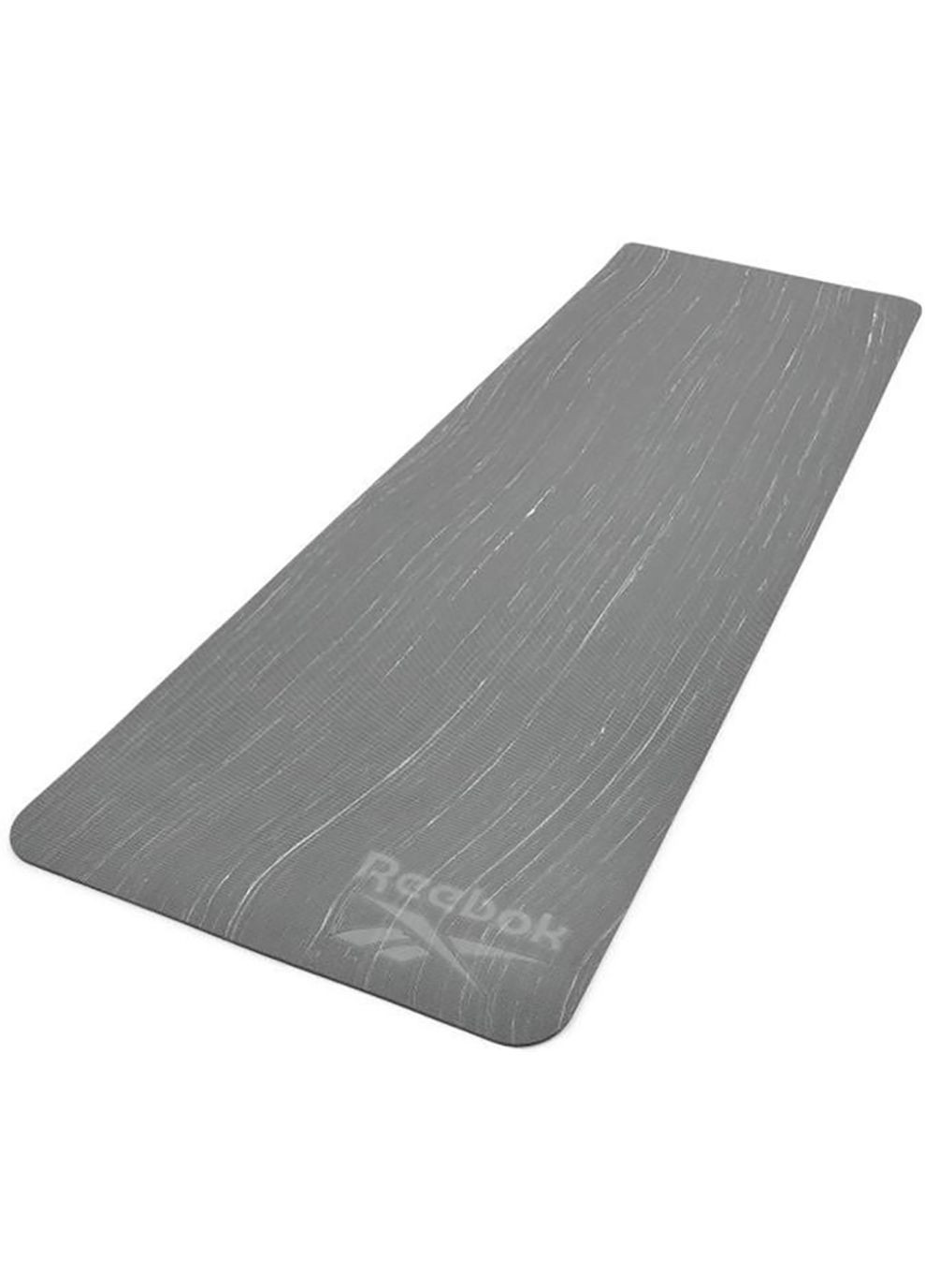 Двухстороний коврик для йоги Camo Yoga Mat серый Reebok (268743493)