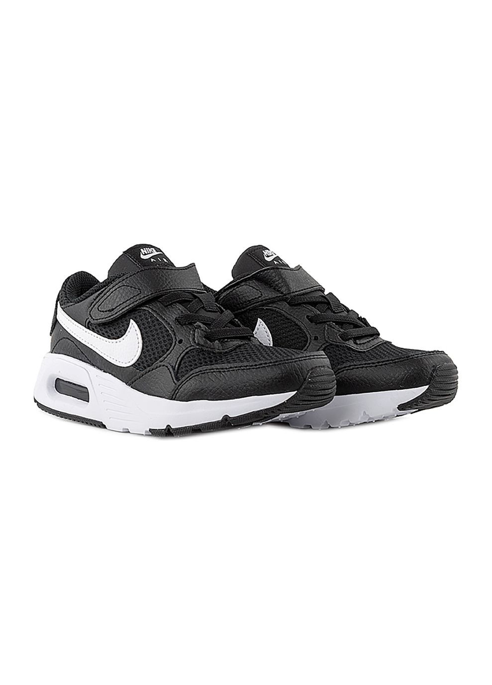 Черные демисезонные детские кроссовки air max sc (psv) черный Nike