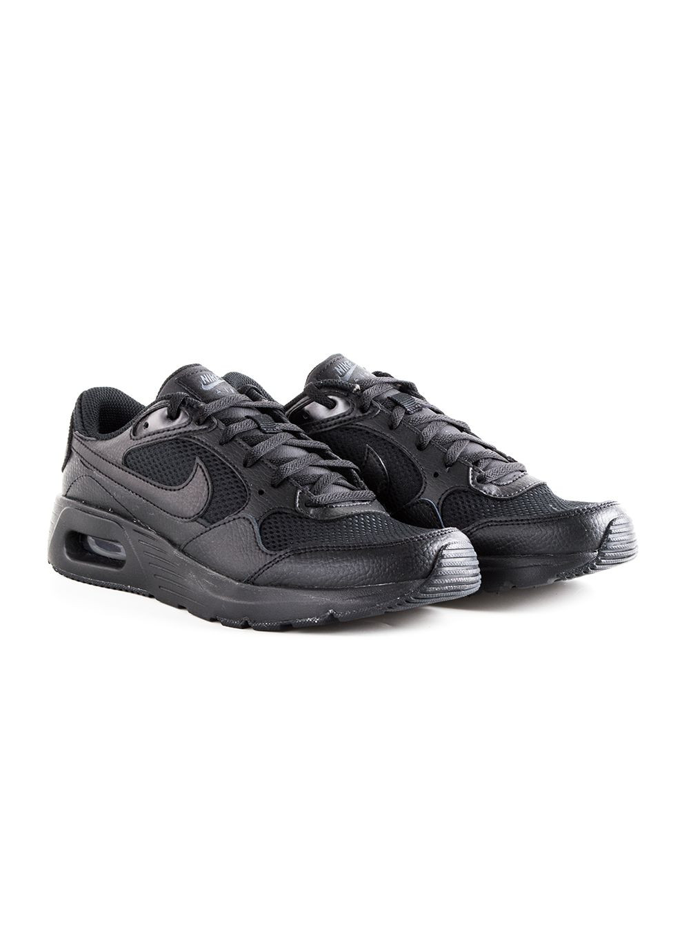 Чорні Осінні дитячі кросівки air max sc (gs) чорний Nike