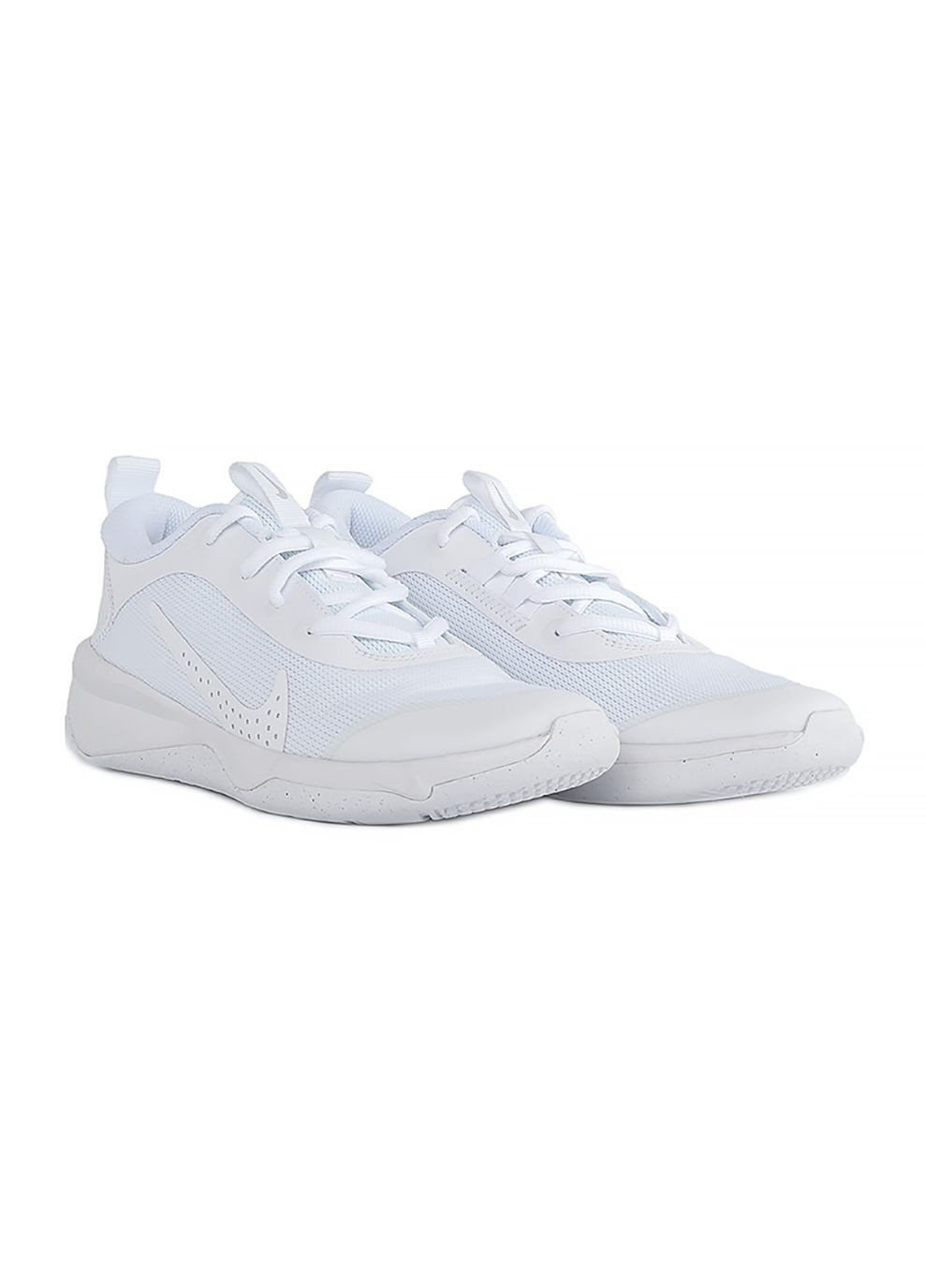 Білі Осінні дитячі кросівки omni multi-court (gs) білий Nike