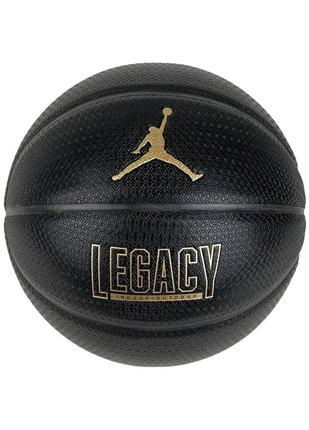 М'яч баскетбольний NIKE LEGACY 2.0 8P DEFLATED BLACK/BLACK/BLACK/METALLIC GOLD size 7 Jordan (268747214)