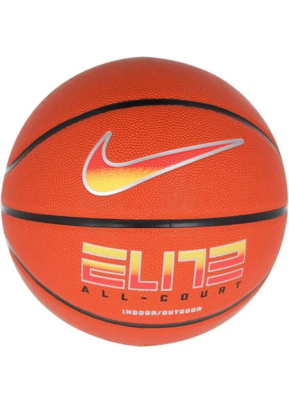 М'яч баскетбольний ELITE ALL COURT 8P 2.0 DEFLATED помаранчевий Уні 7 Nike (268747453)