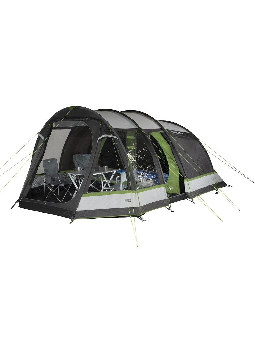Намет шестимісний Bozen 6.0 Light Grey/Dark Grey/Green High Peak (268746542)