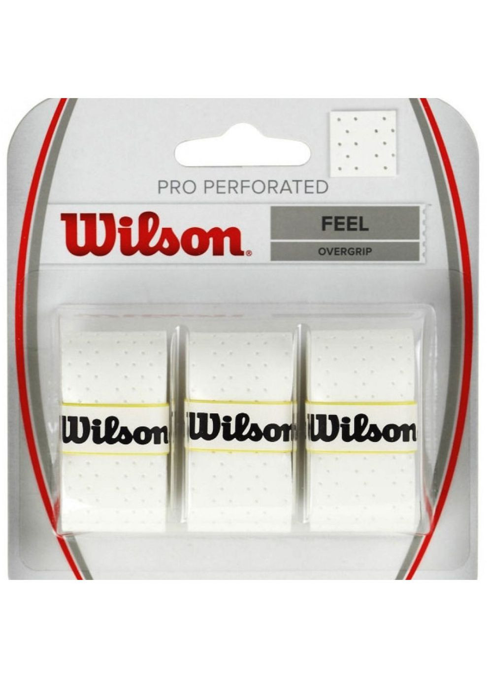 Обмотка pro overgrip white 3pack Wilson (268747373)