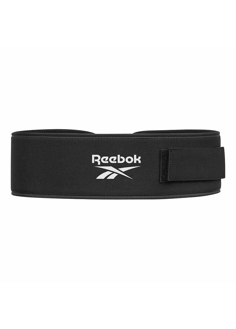 Пояс для тяжелой атлетики Weightlifting Belt черный Уни Reebok (268746734)