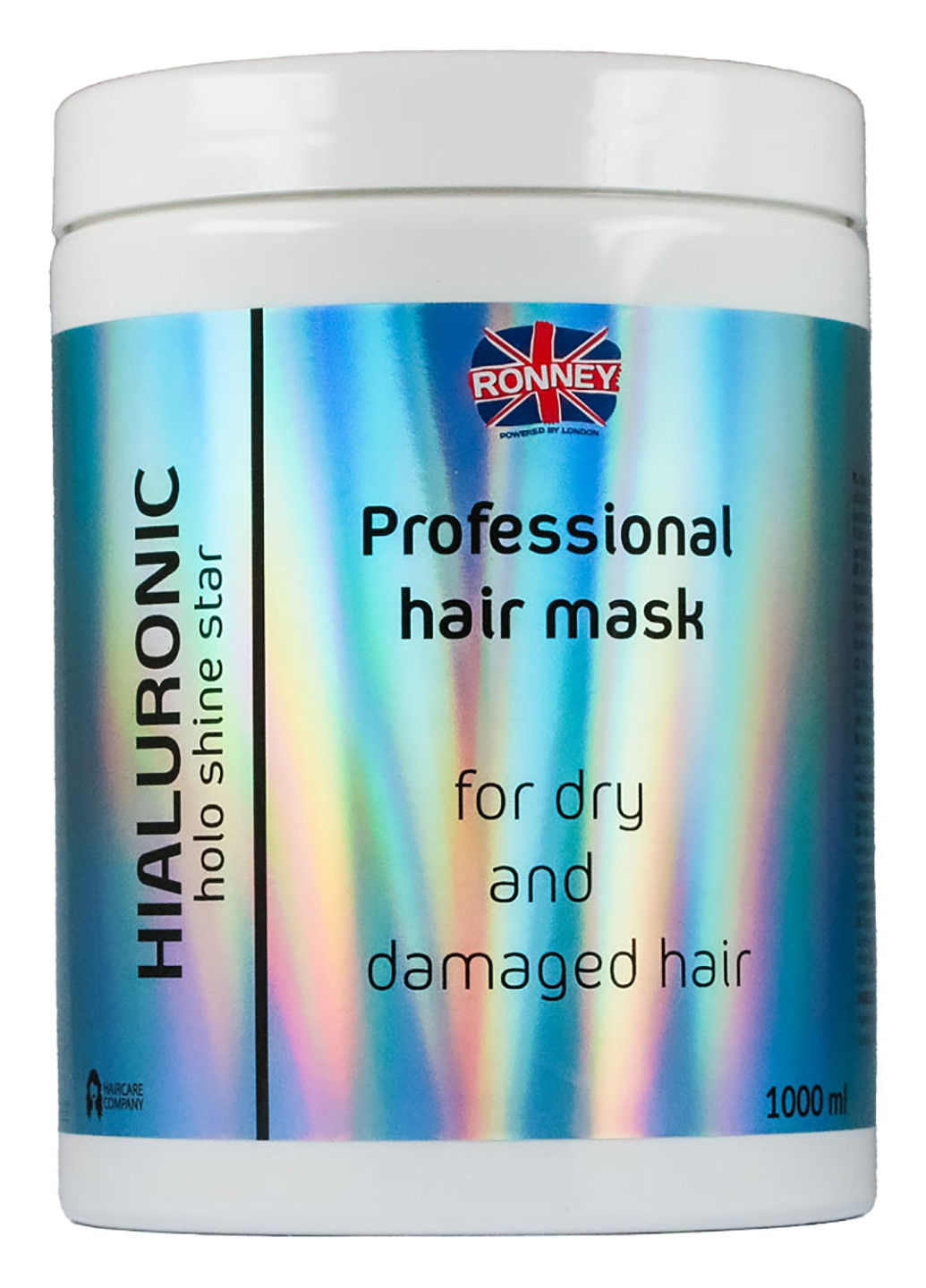 Увлажняющая маска HoLo Shine Star Hyaluronic для сухих и поврежденных волос 1000 мл RONNEY (268744732)