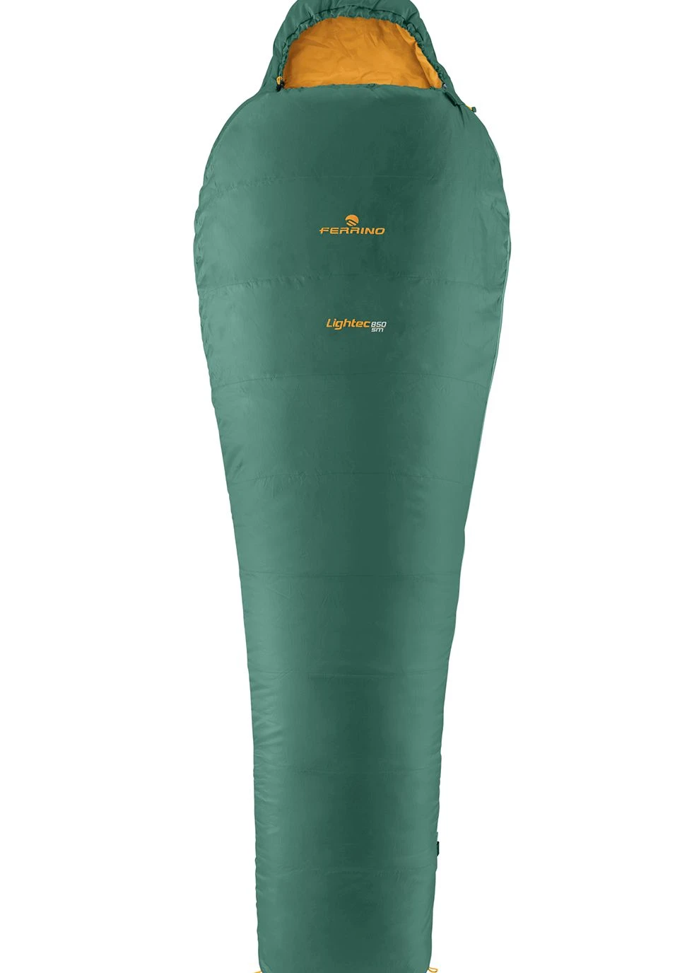 Спальний мішок Lightec SM 850/+4°C Green/Yellow Left Ferrino (268746930)