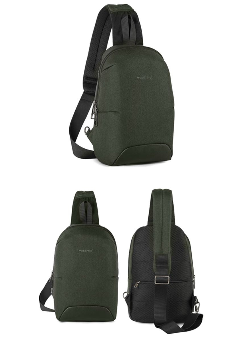 Городская сумка-рюкзак через плечо (кросс боди) T-S8093S для планшета до 7,9" Армейский Зелений (TGN-T-S8093S-3830) Tigernu (268752494)
