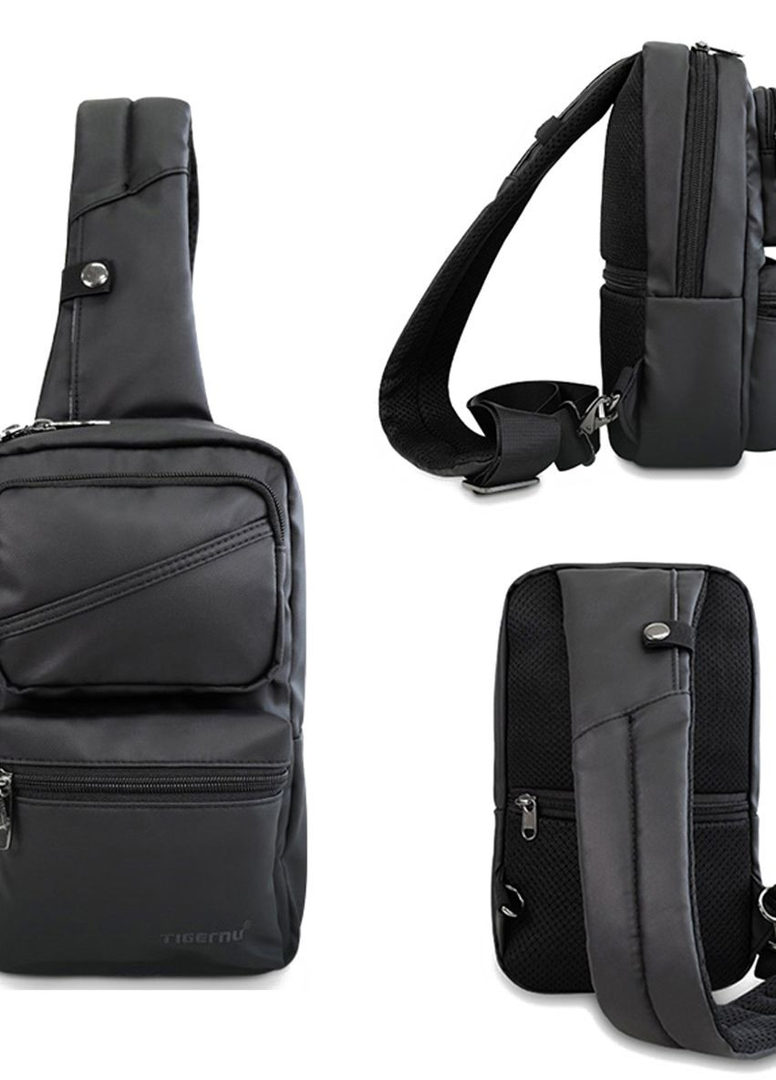 Міська сумка-рюкзак через плече (крос боді) T-S8050B Чорний (TGN-T-S8050B-3831) Tigernu (268752473)