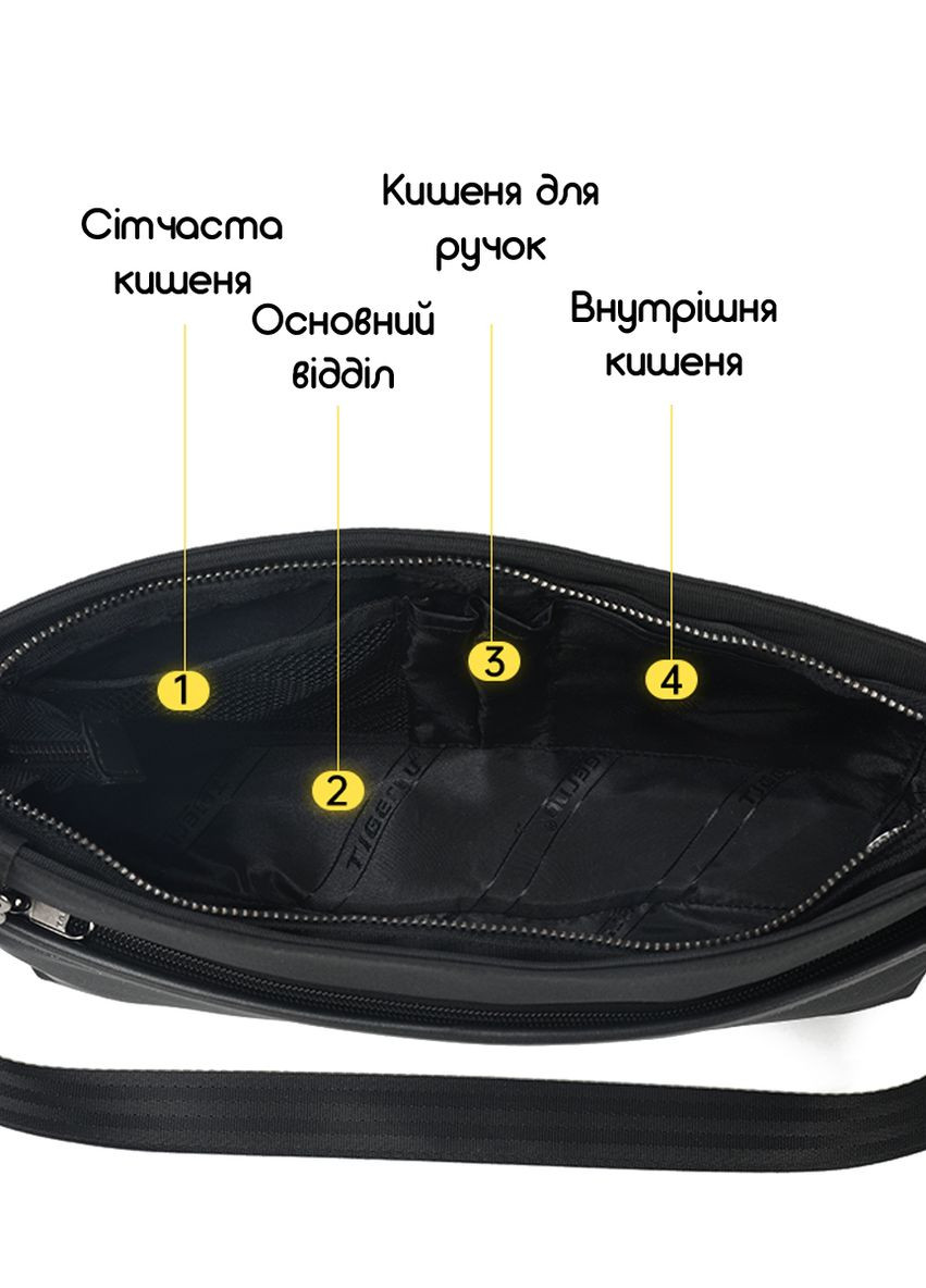 Сумка через плече міська T-S8222L для планшета до 9,7" (TGN-T-S8222L-3104) Tigernu (268752459)