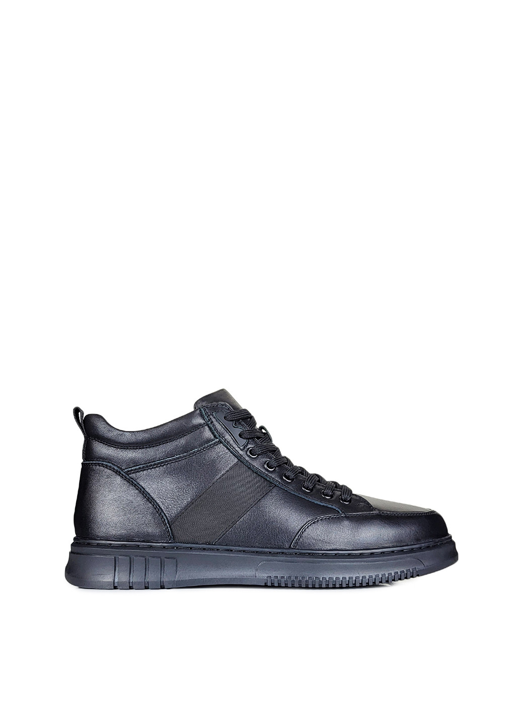 Черные зимние кожаные черные мужские ботинки с мехом,,jx395701m-1 чорн,40 Berisstini