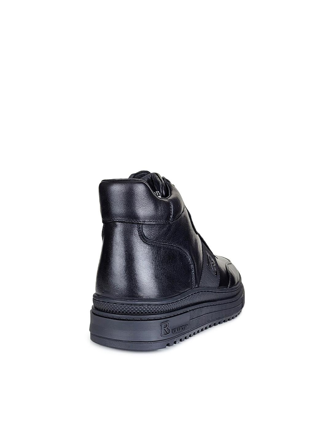 Шкіряні чорні чоловічі черевики високі з хутром,,CM10176M-1 чорн,39 Berisstini (269089747)