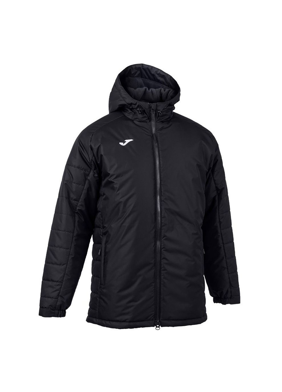 Черная зимняя куртка мужская cervino polar anorak black черный Joma