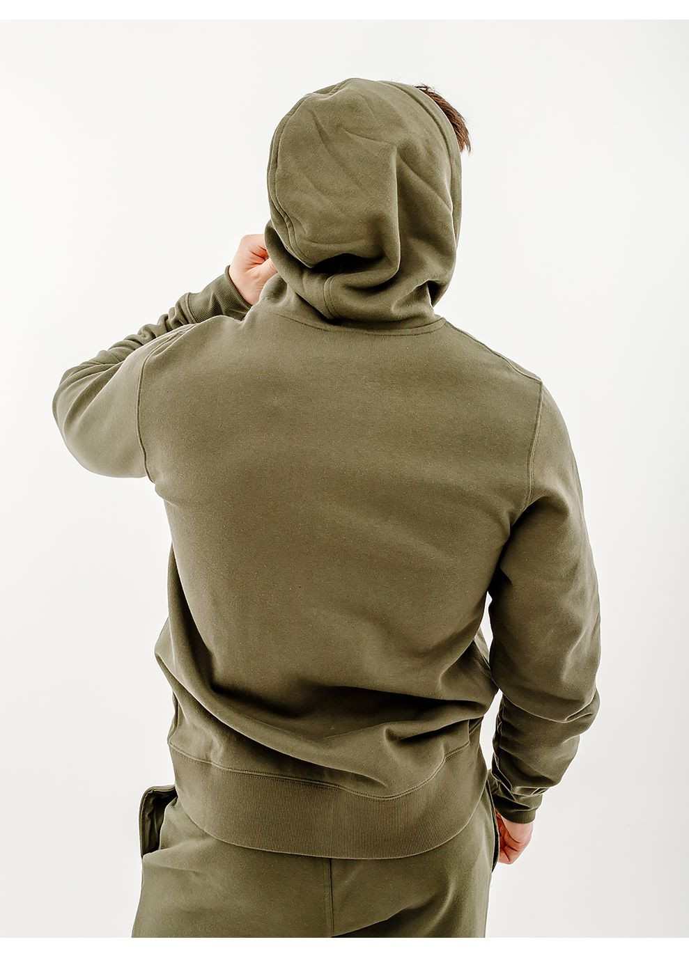 Оливковая (хаки) демисезонная мужская куртка classic core fz хаки New Balance