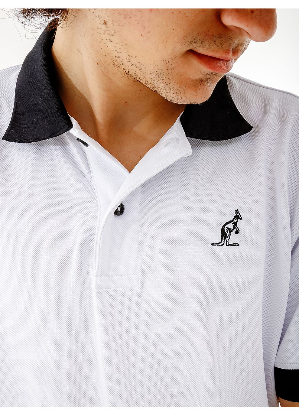 Белая футболка-мужское поло impact polo tech-pique' r-fit белый для мужчин Australian