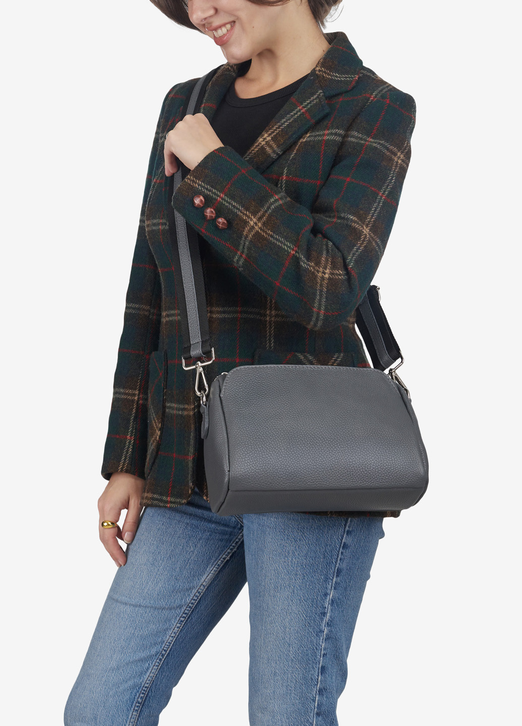 Сумка жіноча шкіряна крос-боді середня Сrossbody Regina Notte (269000214)