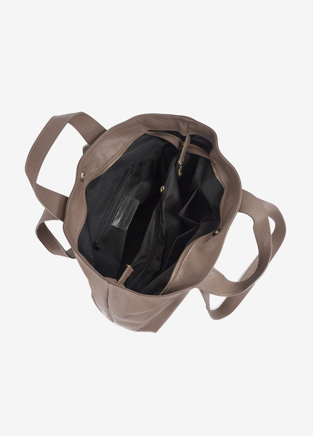 Сумка женская кожаная с двумя парами ручек шоппер большая Shopper Regina Notte (269000208)