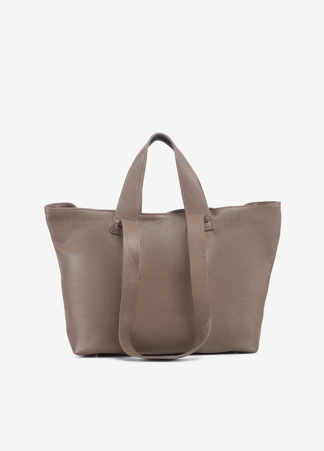 Сумка женская кожаная с двумя парами ручек шоппер большая Shopper Regina Notte (269000208)