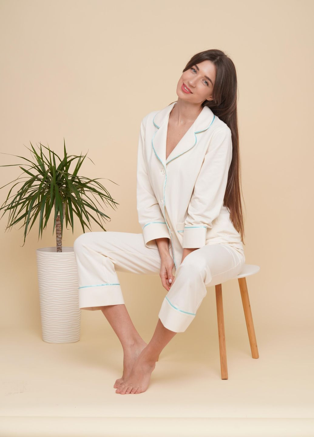 Молочная пижама Modena MOD DK151-1